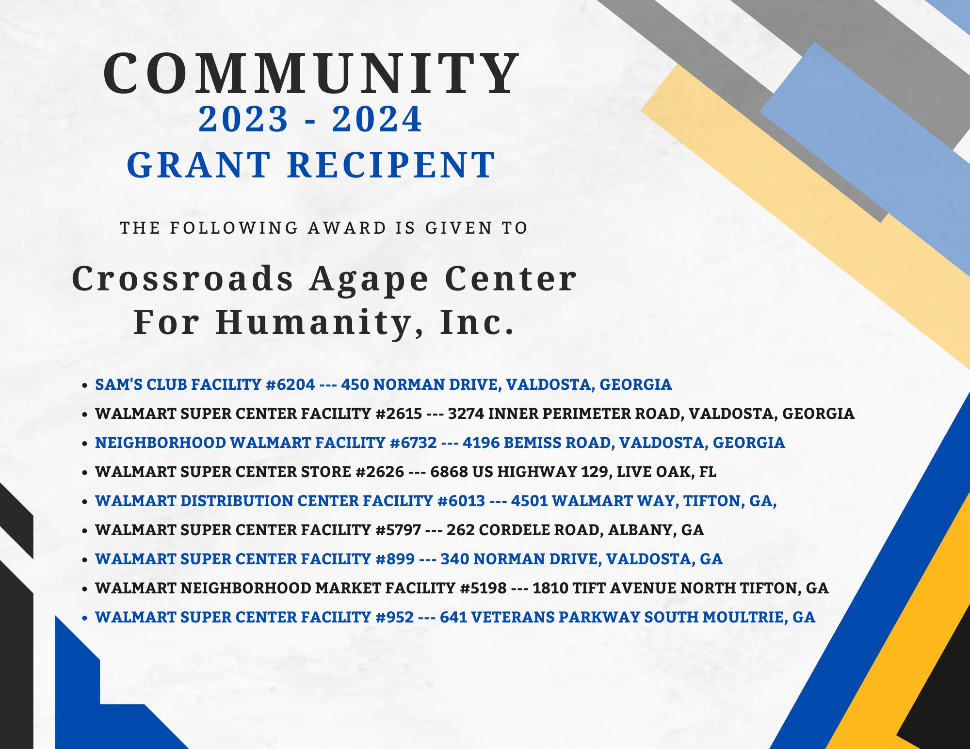 Local Community Grants